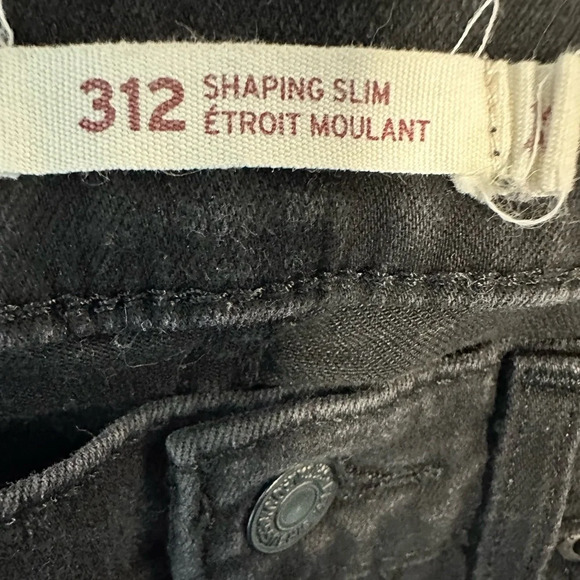 Levi's 312 Shaping Slim Jean sz 30 - Picture 6 of 6